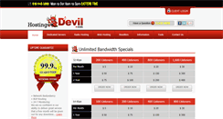 Desktop Screenshot of hostingdevil.com